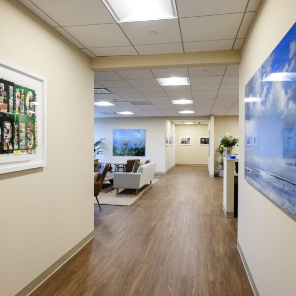 clinical services hallway